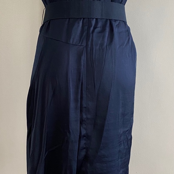 BCBG MAXAZRIA Runway Navy Metal Studded Dress - Picture 5 of 8